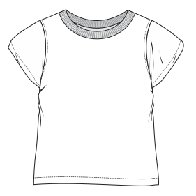 Fashion sewing patterns for UNIFORMS T-Shirts School T-Shirt 7810